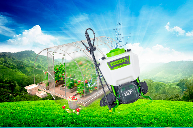 Обзор на Садовый опрыскиватель Greenworks GW-BPS60K5 60V