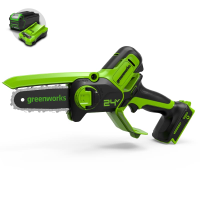 Цепная мини-пила Greenworks 24V G24MCS10 (10 см) аккумуляторная в Таганроге